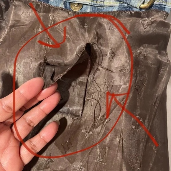 Louis Vuitton Trunks & Bags Denim Tote Rare Vintage Style - Picture 16 of 16